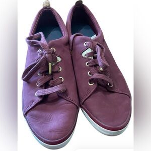 Sperry Sailor Leather Women's Sneakers Size 7.5 - Wine STS84362